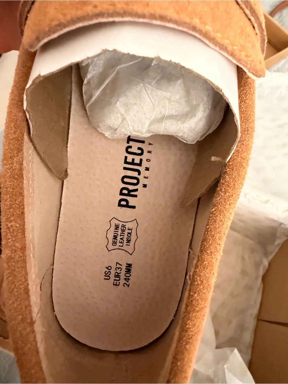 Project Cloud Penny Loafers in Tan for women’s size 6 NIB
